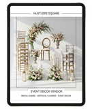 EVENT DECOR VENDOR (RENTALCHAIRS, ARTIFICIAL FLOWERS, & EVENT DECOR)